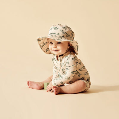 Wilson & Frenchy - Swim Sun Hat Little Croc Hats Wilson & Frenchy 