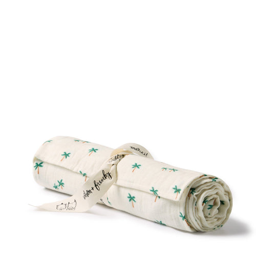 Wilson & Frenchy - Tiny Palm Organic Muslin Wrap
