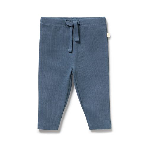 Wilson & Frenchy - Twilight Blue Organic Rib Legging