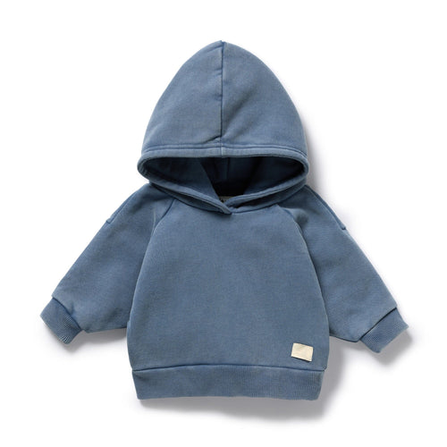 Wilson & Frenchy - Twilight Blue Organic Terry Hooded Sweat