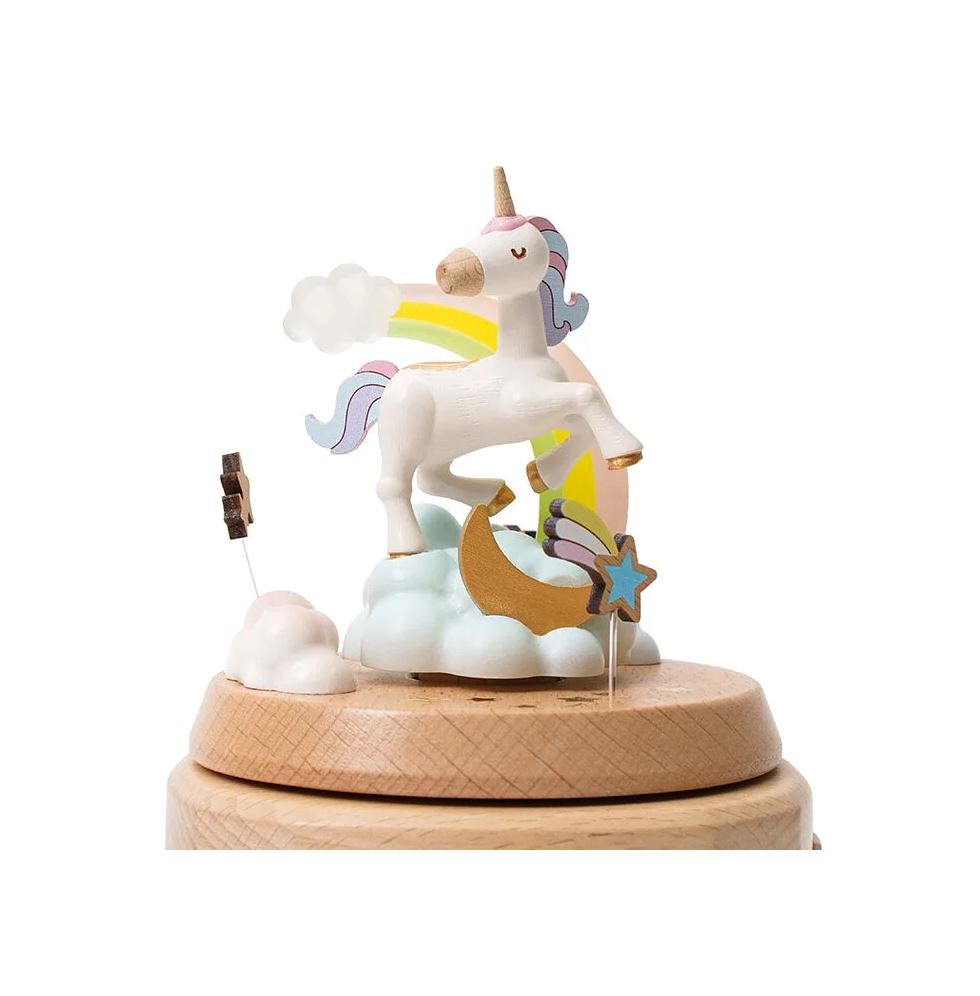 Wooderful Life - Unicorn Glow Rotate Music Box Musical Toy Wooderful Life 