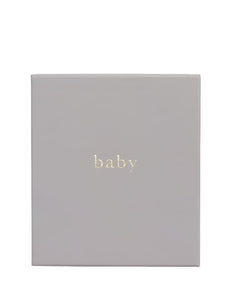 Write To Me - Baby Journal Your First Five Years - Light Grey