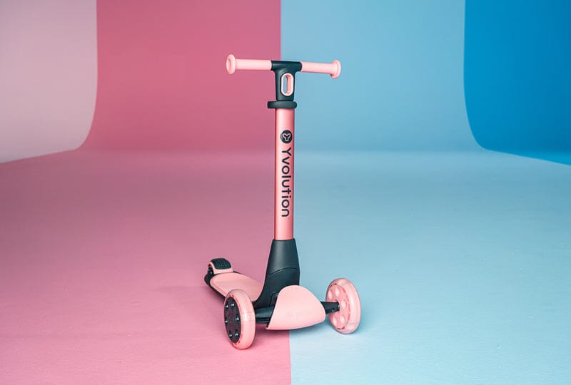 YGlider Nua Scooter - Pink Bikes Yvolution 