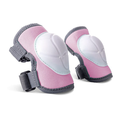 YGlider Nua Scooter & Safety Pads Bundle - Pink Bikes Yvolution 