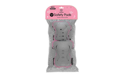 YGlider Nua Scooter & Safety Pads Bundle - Pink Bikes Yvolution 