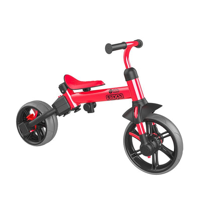 YVelo Flippa Trike 4 in 1 - Red Bikes Yvolution 