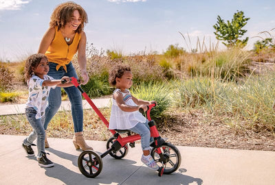 YVelo Flippa Trike 4 in 1 - Red Bikes Yvolution 