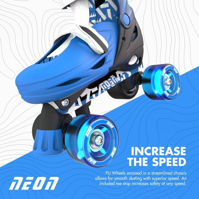 Yvolution - Neon Combo Skates | Blue (3-6) Bikes Yvolution 