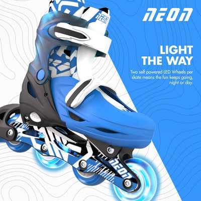 Yvolution - Neon Combo Skates | Blue (3-6) Bikes Yvolution 