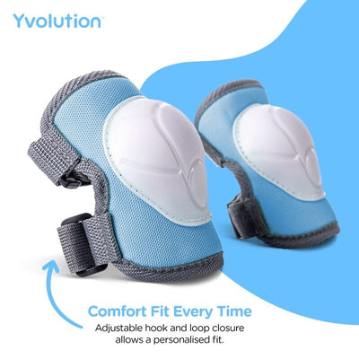 Yvolution - Safety Pads Small | Blue Roller Skates Yvolution 