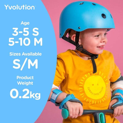 Yvolution - Safety Pads Small | Blue Roller Skates Yvolution 