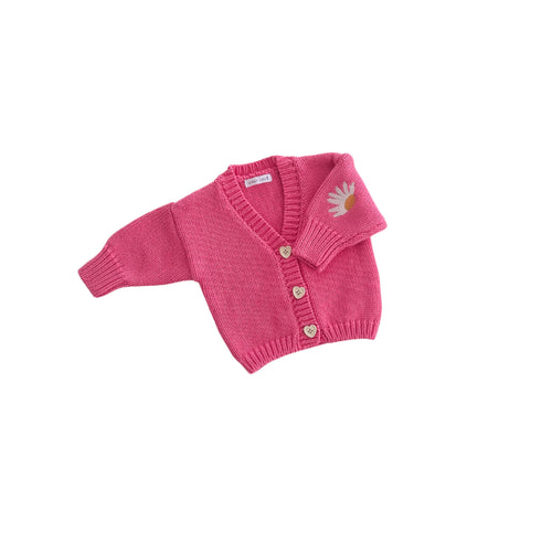 Ziggy Lou - Cardigan | Raspberry