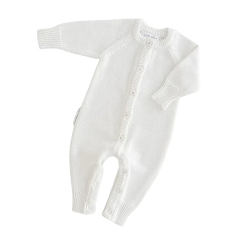 Ziggy Lou - Classic Knit Romper | Milk