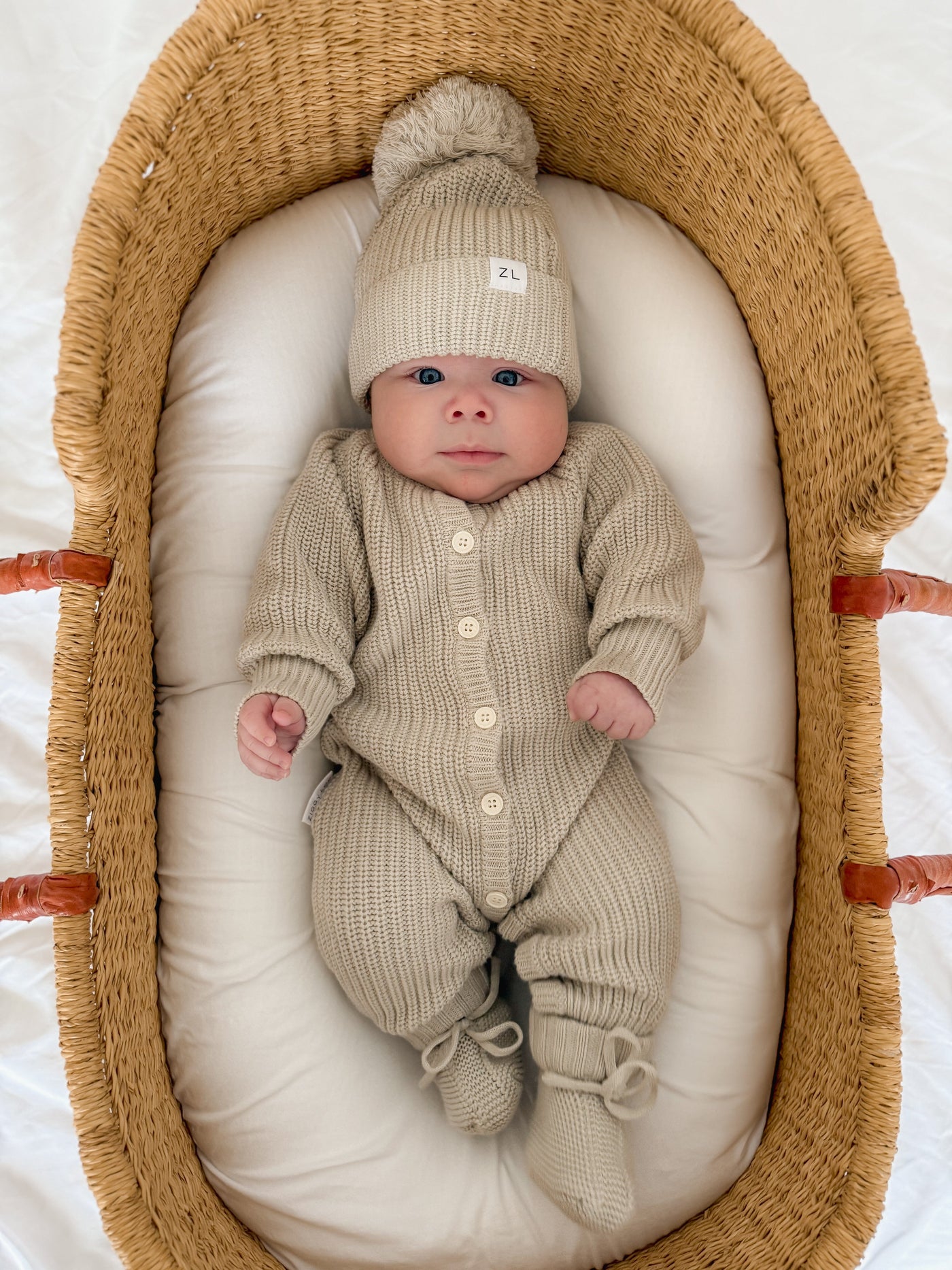 Ziggy Lou - Classic Knit Romper | Moss Romper Ziggy Lou 