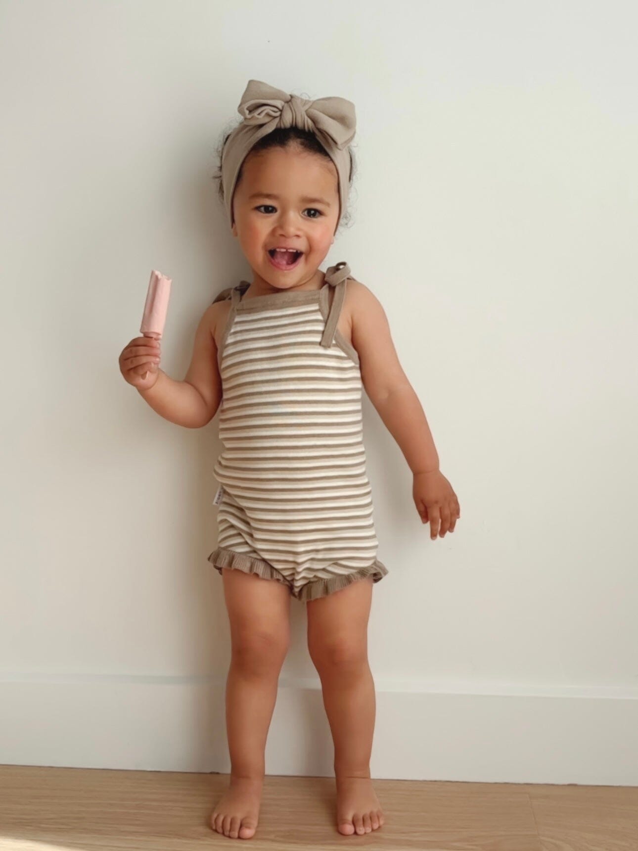 Ziggy Lou - Frill Bodysuit | Cappuccino Bodysuit Ziggy Lou 