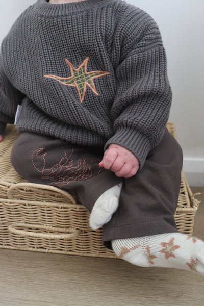 Ziggy Lou - Jumper | Charcoal Knitted Jumper Ziggy Lou 