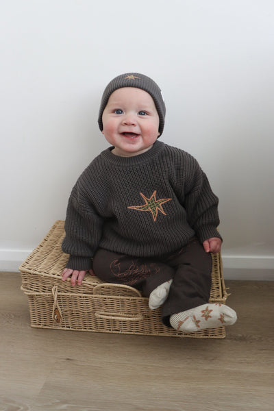 Ziggy Lou - Jumper | Charcoal Knitted Jumper Ziggy Lou 