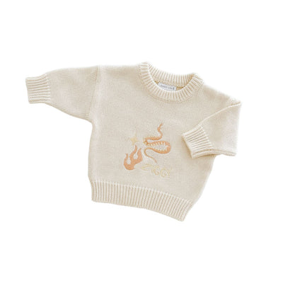 Ziggy Lou - Jumper Ember Embroidered Knitted Jumper Ziggy Lou 