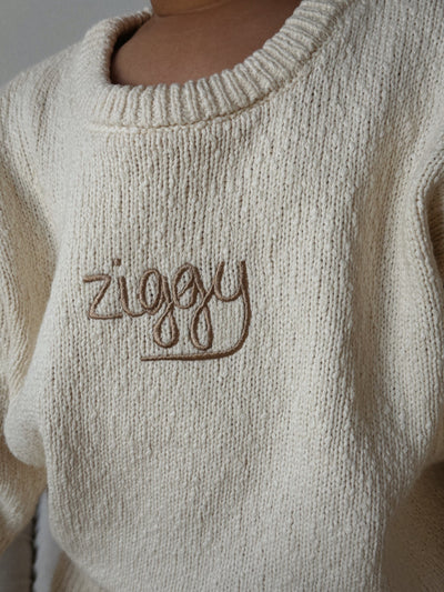 Ziggy Lou Jumper - Ivory Knitted Jumper Ziggy Lou 