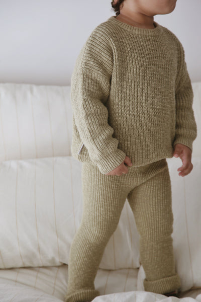 Ziggy Lou - Jumper | Olive Knitted Jumper Ziggy Lou 