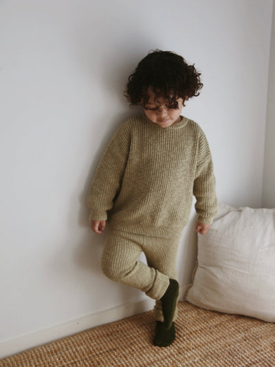 Ziggy Lou - Jumper | Olive Knitted Jumper Ziggy Lou 