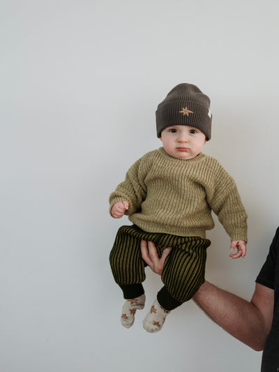 Ziggy Lou - Jumper | Olive Knitted Jumper Ziggy Lou 