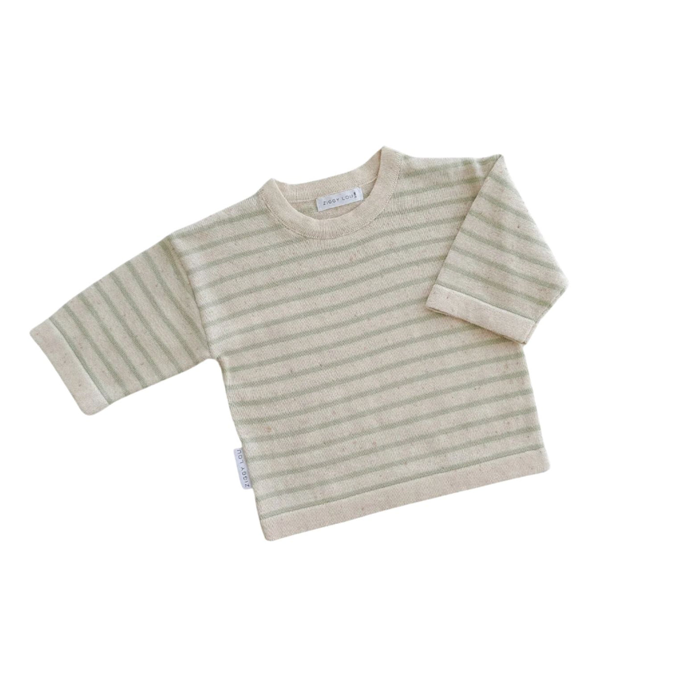 Ziggy Lou - Long Sleeve Tee Biscotti Stripe Long Sleeve T-Shirt Ziggy Lou 