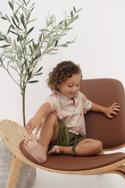 Ziggy Lou - Shirt | Shawn The Prawn Short Sleeve Shirt Ziggy Lou 