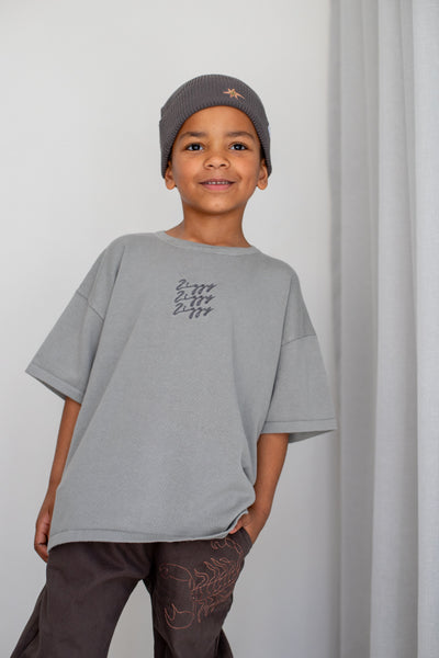 Ziggy Lou - Signature Tee | Gray Short Sleeve T-Shirt Ziggy Lou 
