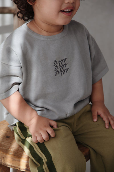 Ziggy Lou - Signature Tee | Gray Short Sleeve T-Shirt Ziggy Lou 
