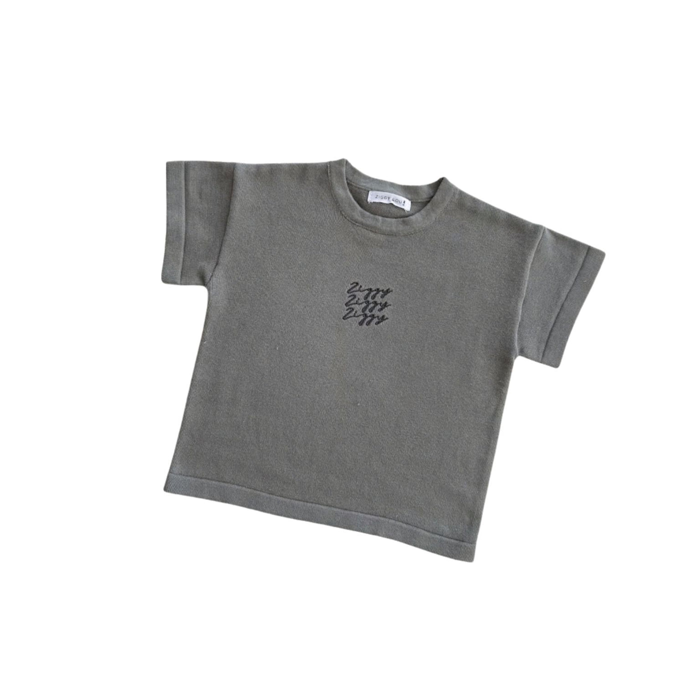 Ziggy Lou - Signature Tee | Gray Short Sleeve T-Shirt Ziggy Lou 