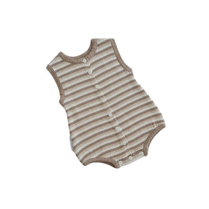 Ziggy Lou - Summer Bubble Romper | Cappuccino