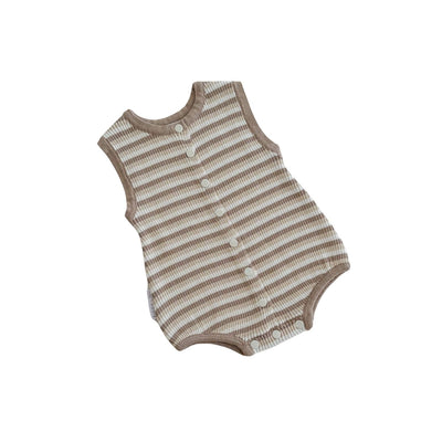 Ziggy Lou - Summer Bubble Romper | Cappuccino Romper Ziggy Lou 