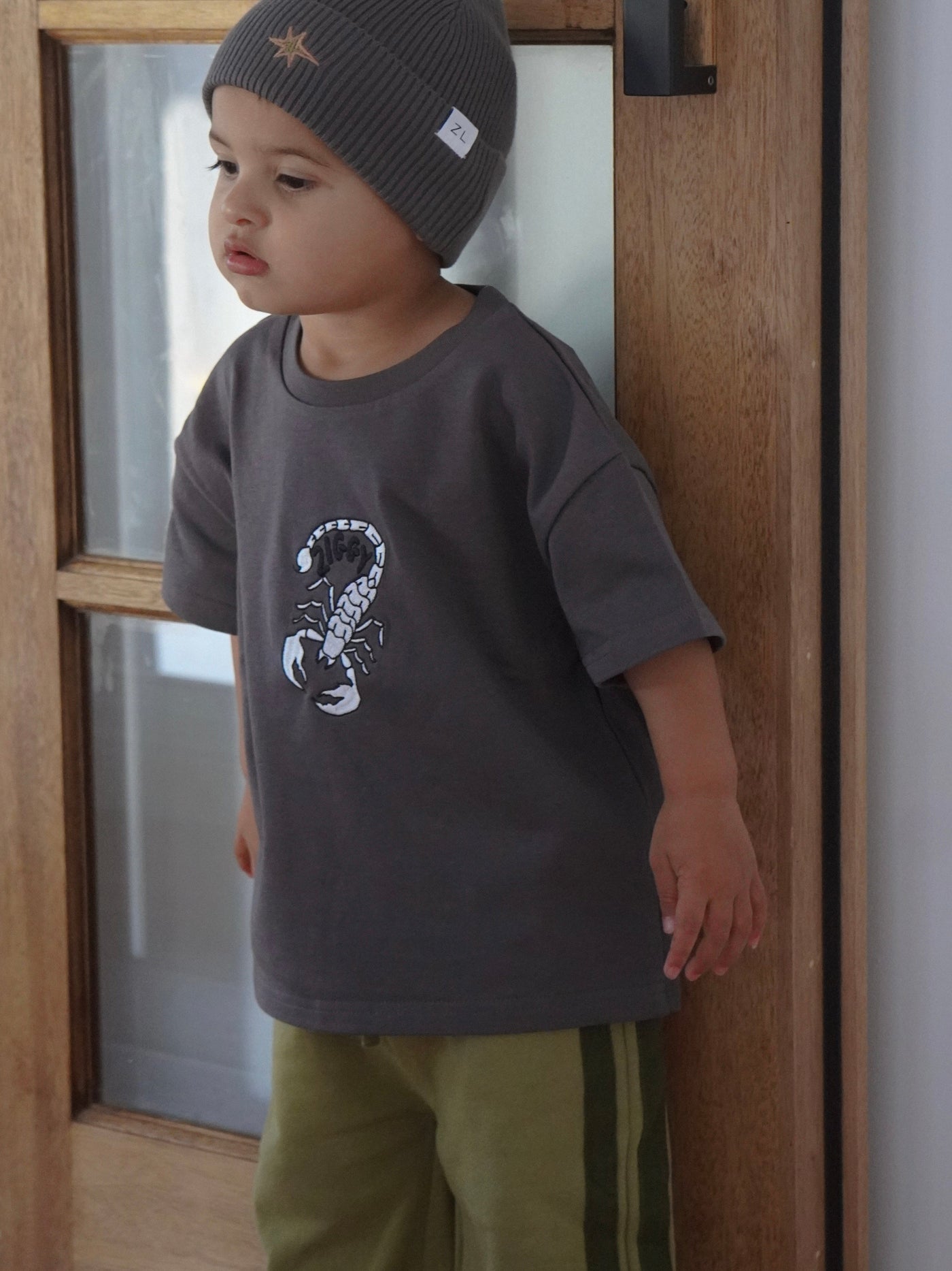 Ziggy Lou - Tee | Charcoal Short Sleeve T-Shirt Ziggy Lou 
