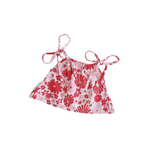 Ziggy Lou - Tie Singlet | Rosa