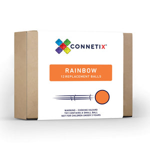 Connetix Tiles - Replacement Ball Pack 12pce | Rainbow