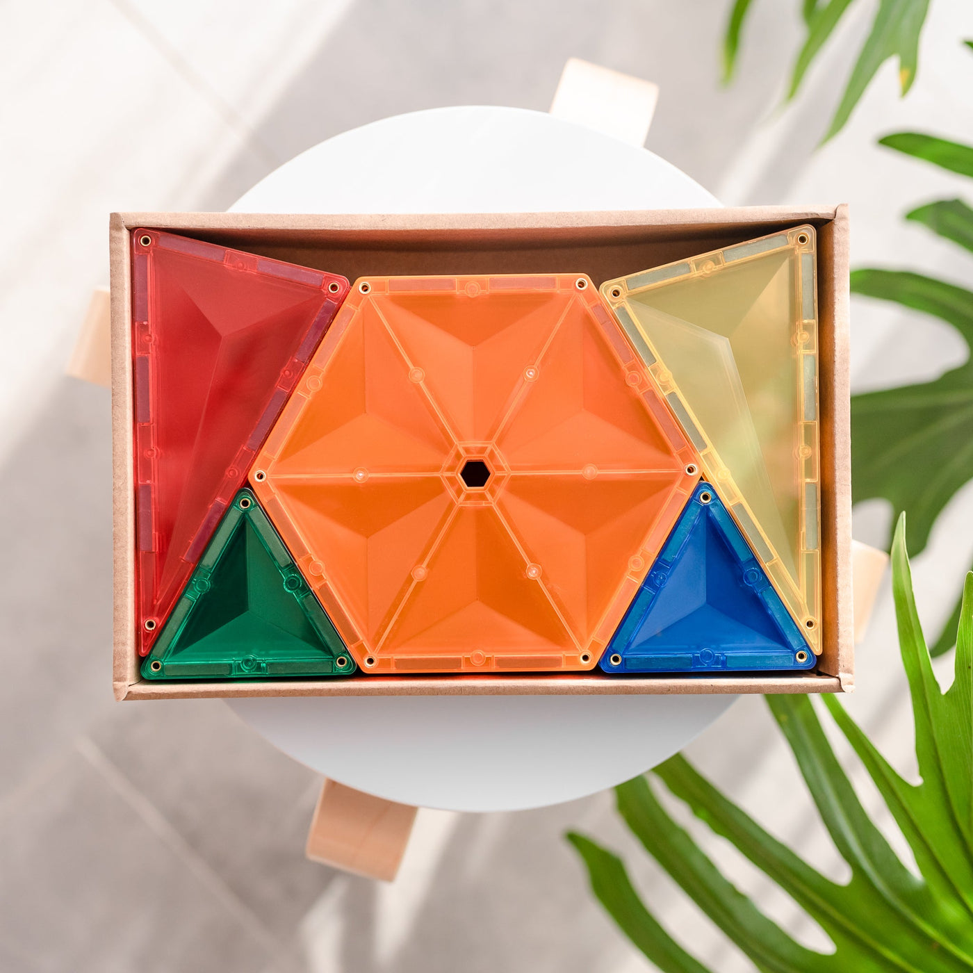 30 Piece Geometry Pack AU Magnetic Play Connetix 