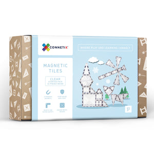 Connetix Tiles - Starter Pack 34pce | Clear