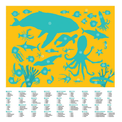36 Animal 100 pc - Ocean Animals Puzzle Crocodile Creek 