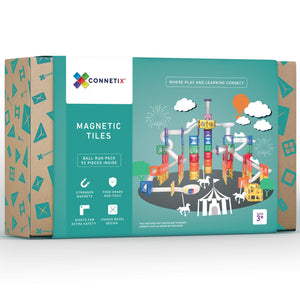 Connetix Tiles - Ball Run Pack 92pce | Rainbow