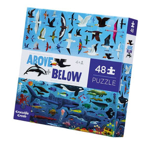 Crocodile Creek - Above & Below Puzzle 48pc | Sea And Sky