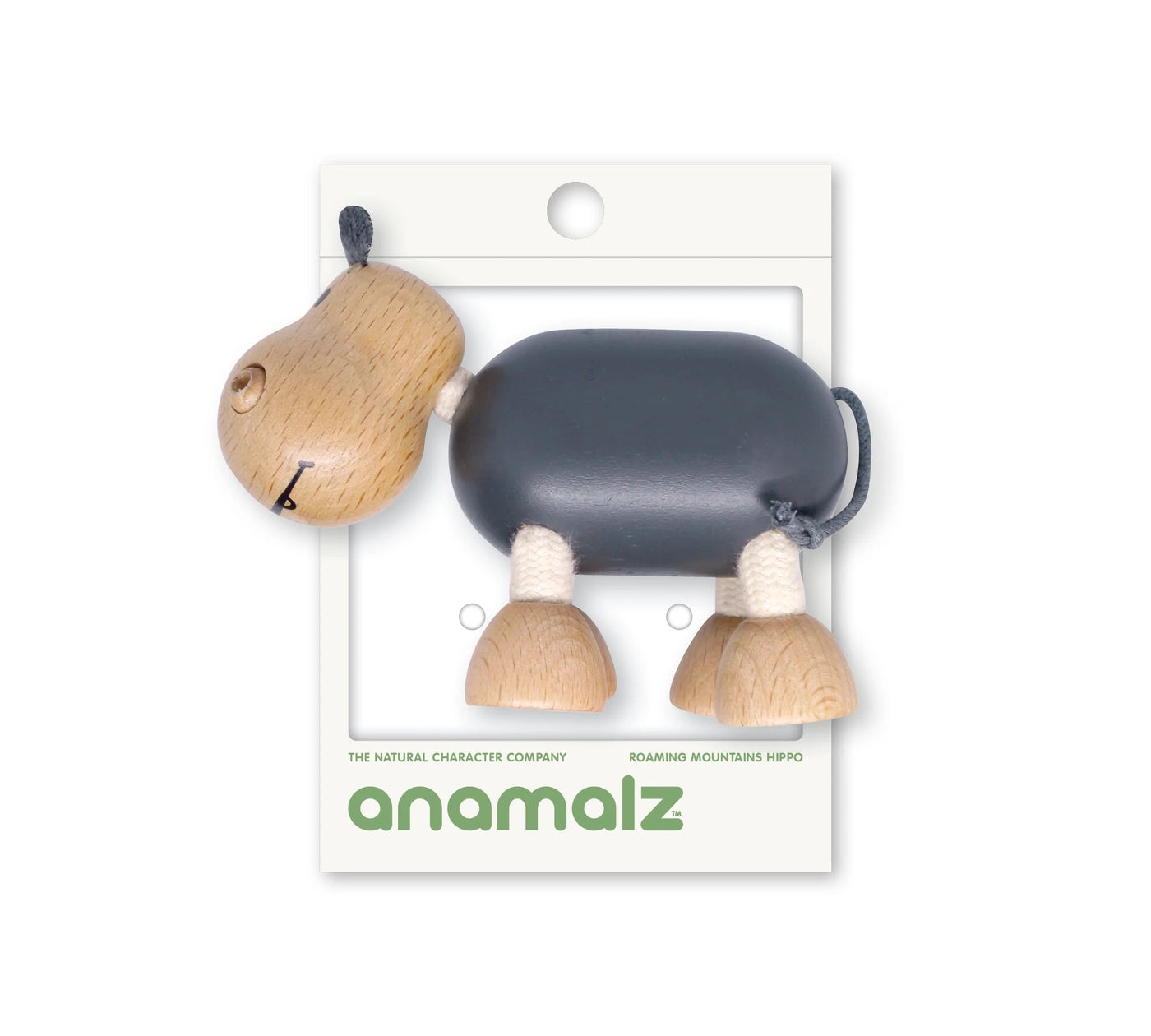 Anamalz Hippo Wooden Toy Anamalz 