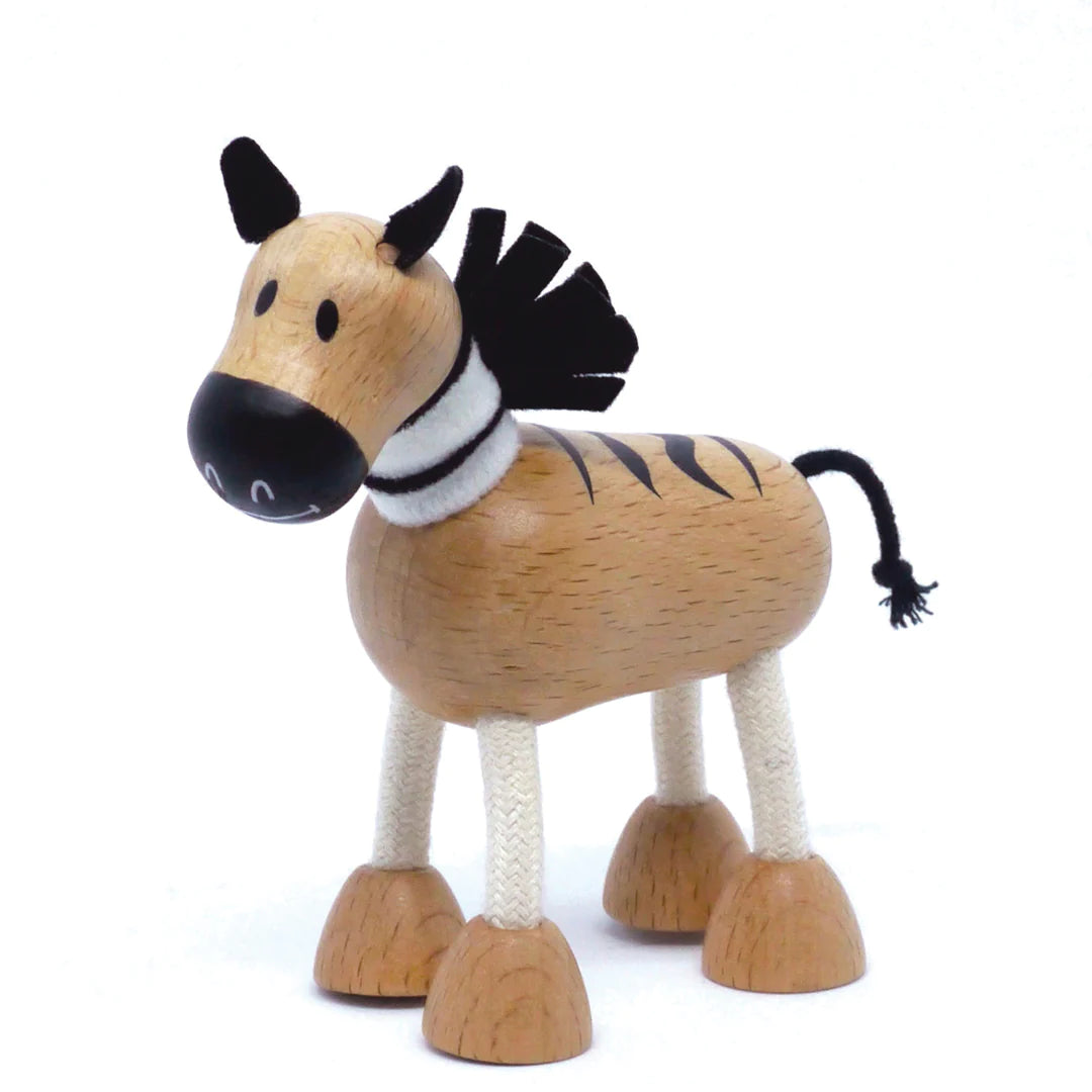 Anamalz Zebra Wooden Toy Anamalz 