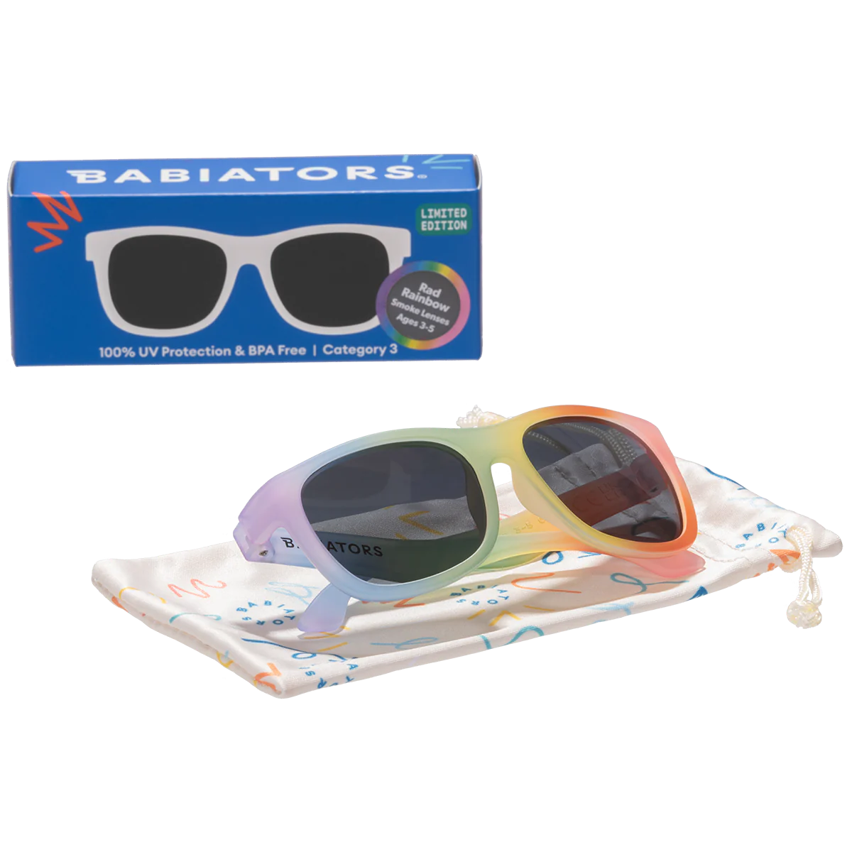 Babiators Original Navigators - Rad Rainbow LIMITED EDITION Sunglasses Babiators 