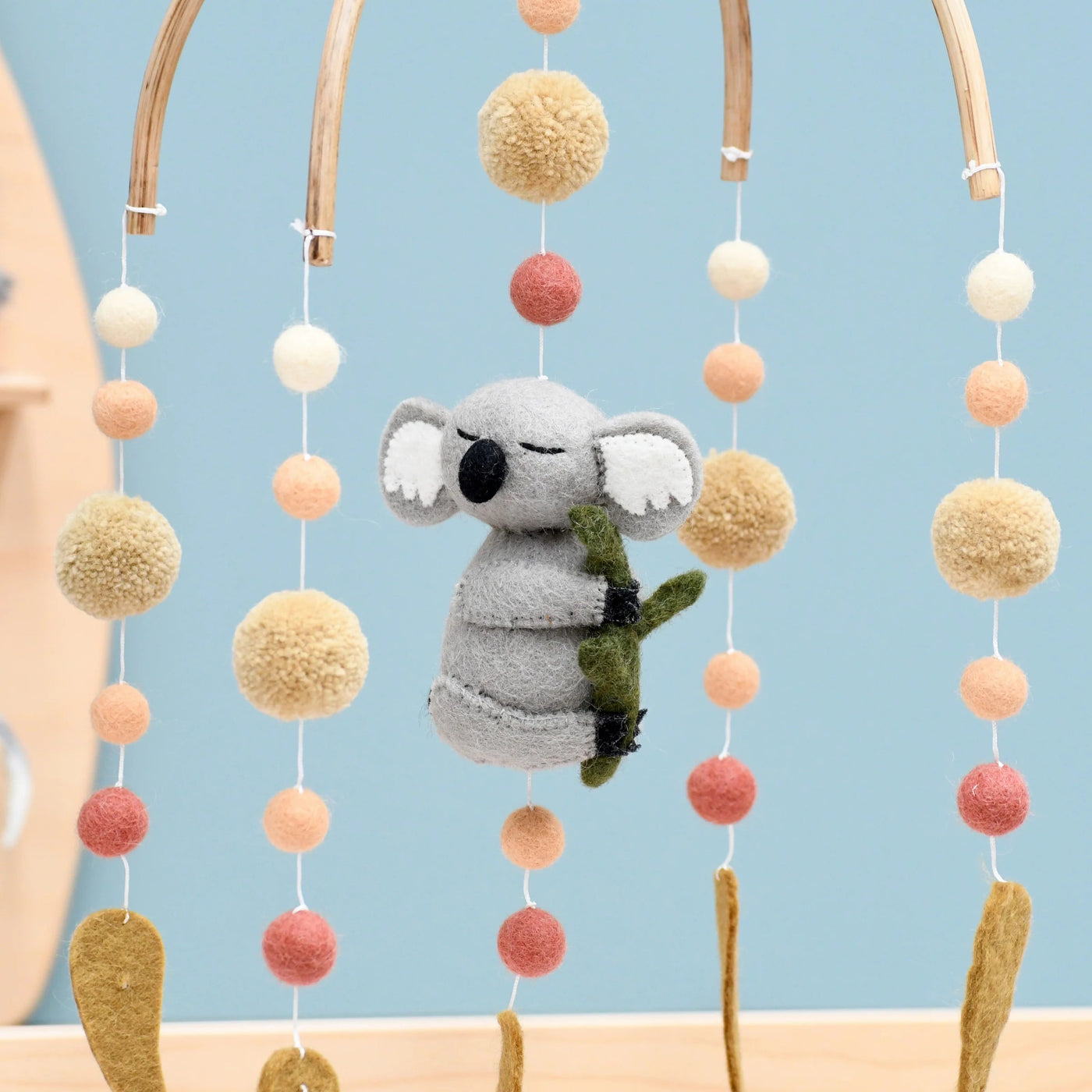 Baby Cot Mobile - Sleeping Koala Mobile Tara Treasures 