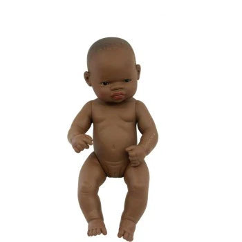 Baby Doll - African Girl 32cm Doll Miniland 