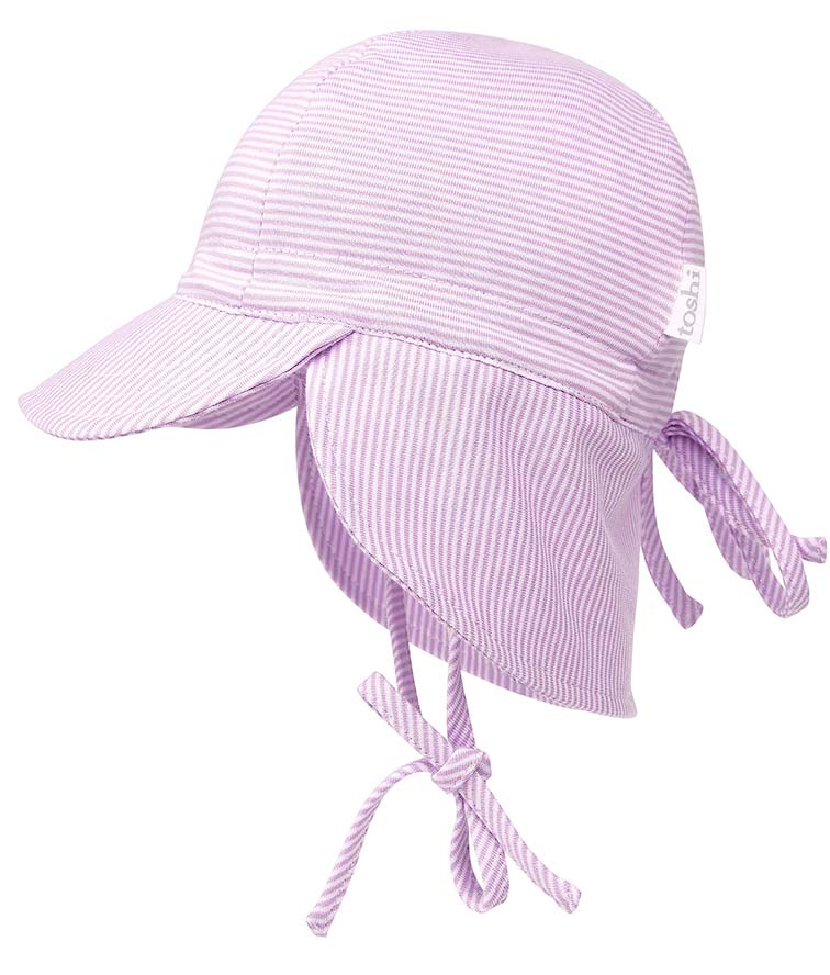 Baby Flap Cap - Lavender Hat Toshi 