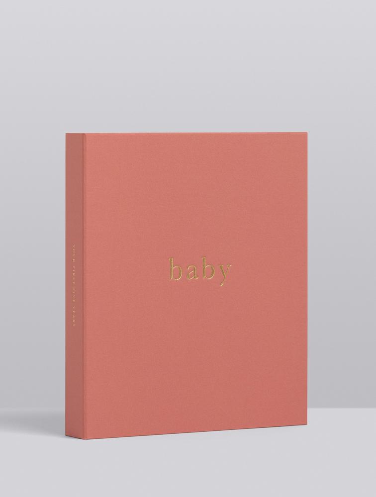 Baby Journal - Your First Five Years -Blush Journal Write To Me 