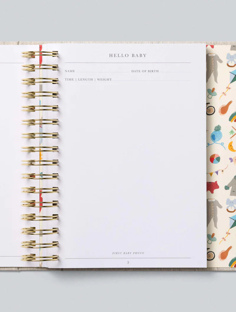 Baby The First Year - Grey Journal Write To Me 