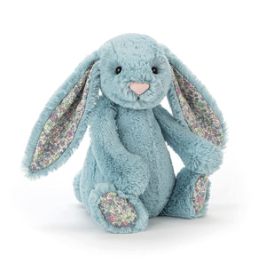 Jellycat Bashful Blossom - Aqua Bunny Original (Medium) - Retired